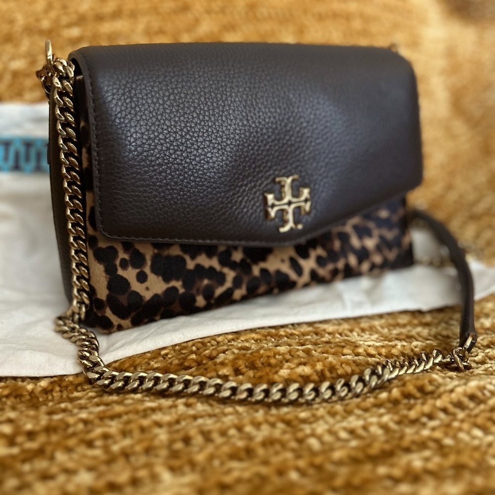 Tory Burch leopard crossbody